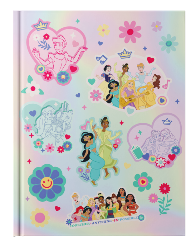 Cuad.td Cosido 19*25 Princesas