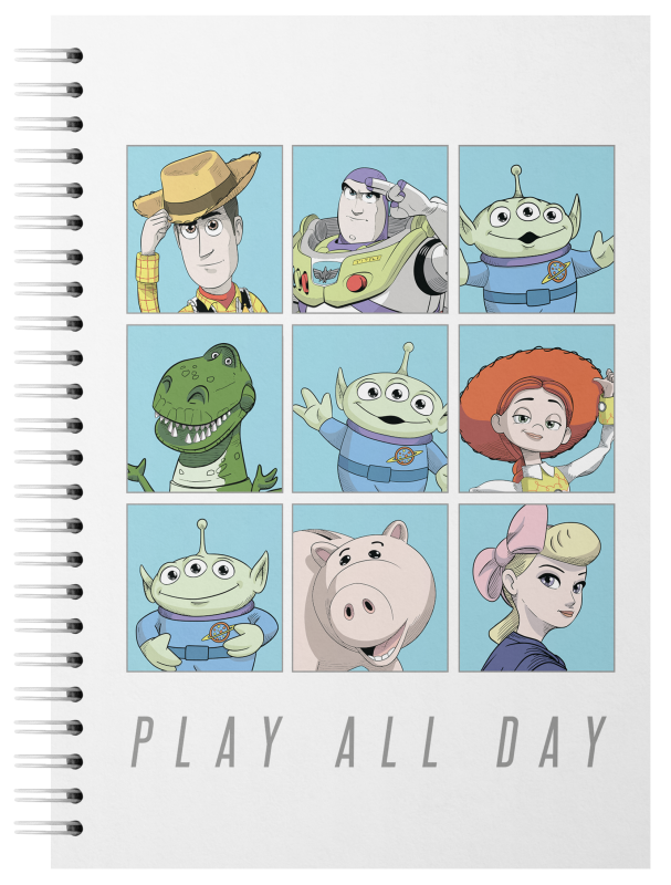 Cuad.td Espiralado 16*21 Toy Story