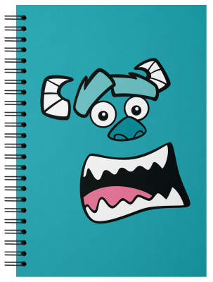 Cuad.td Espiralado A4 Monsters Inc