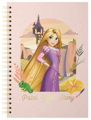 Cuad.td Espiralado A4 Princesas