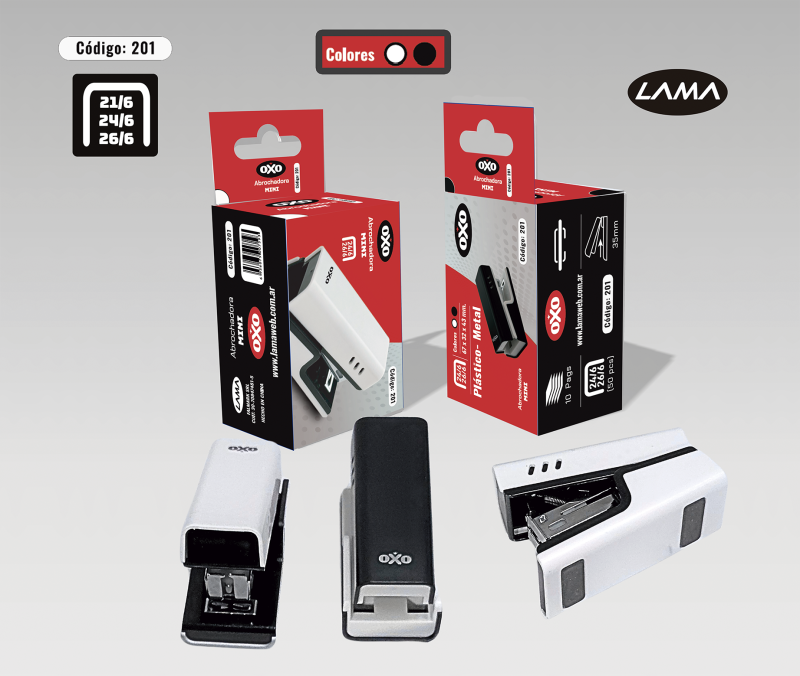 Abrochadora Oxo Mini 24/6 201