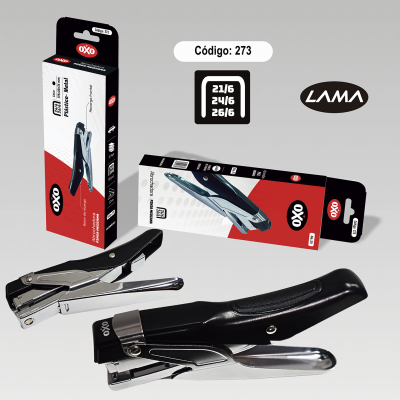 Pinza Oxo 24/6 Negra 20H 273