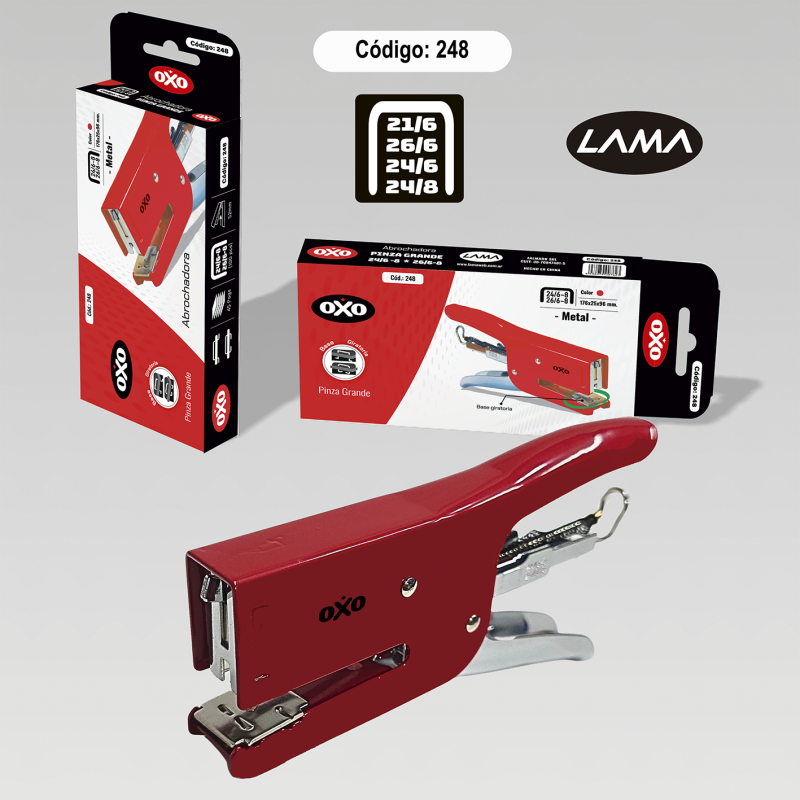 Pinza Oxo Grande 24/6 Metal 248