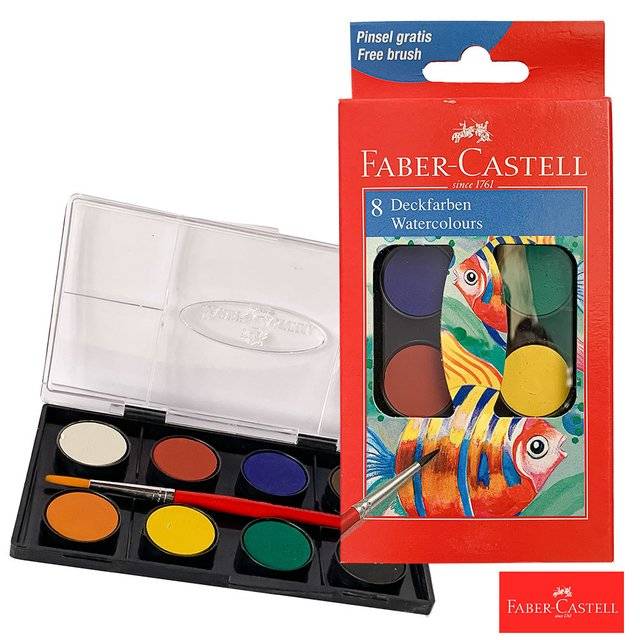 Acuarela Faber Castell  *8
