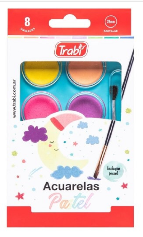 Acuarela Trabi *8 Pastel