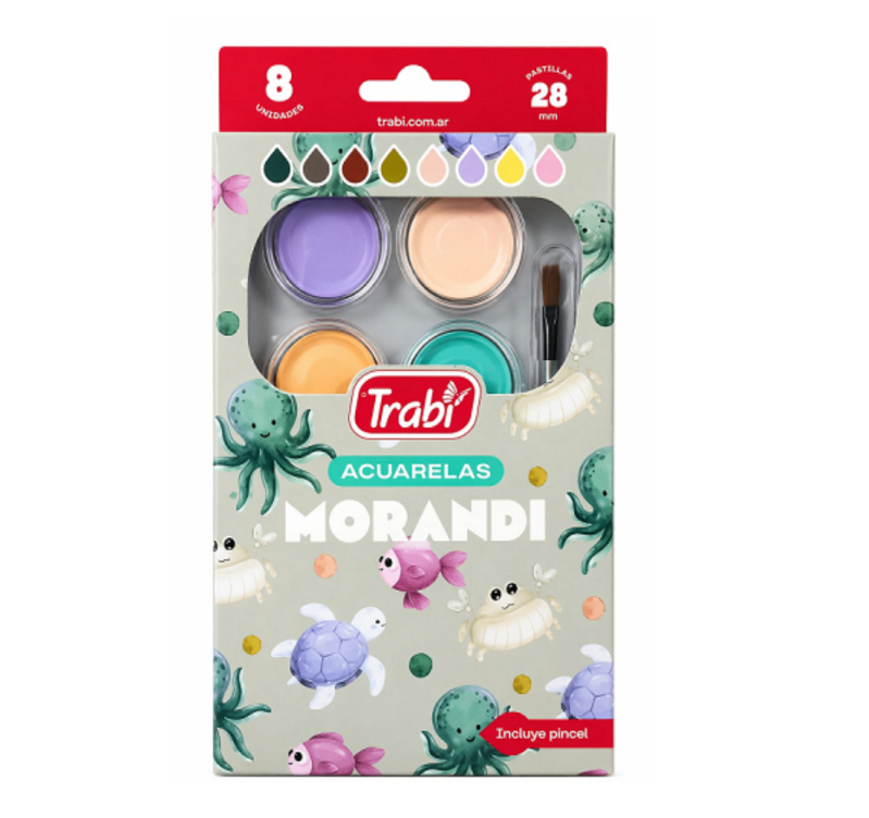 Acuarela Trabi *8 Morandi