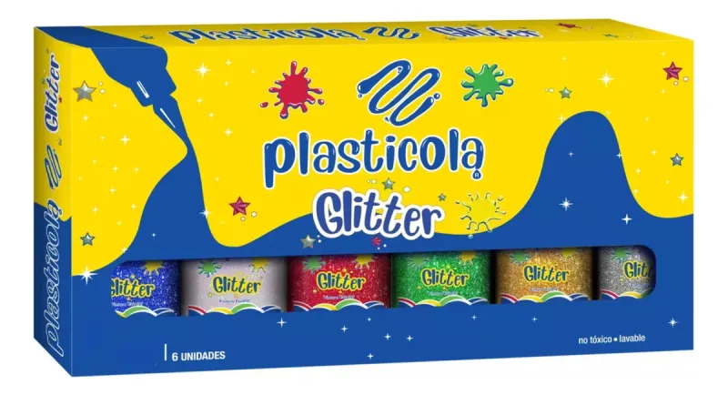 Plasticola Glitter *6