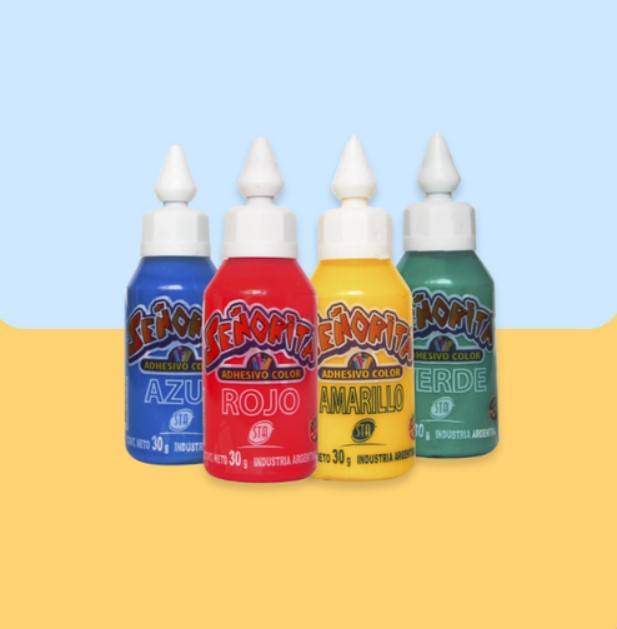 Adhesivo Señorita *30Grs Color
