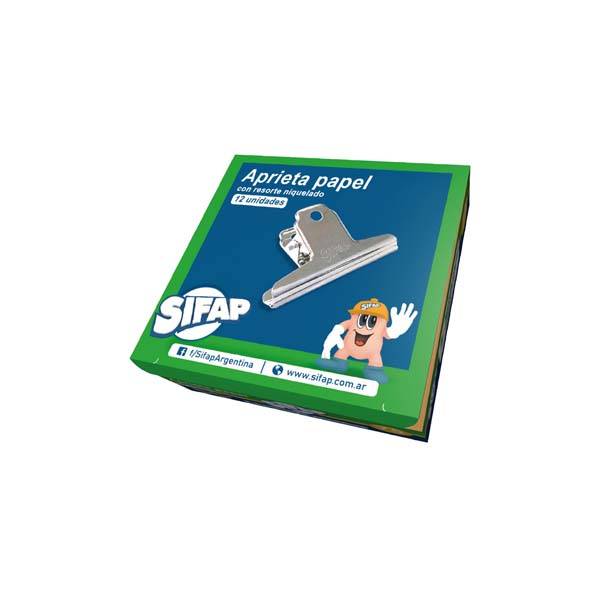 Aprietapap.sifap 75Mm Niq.