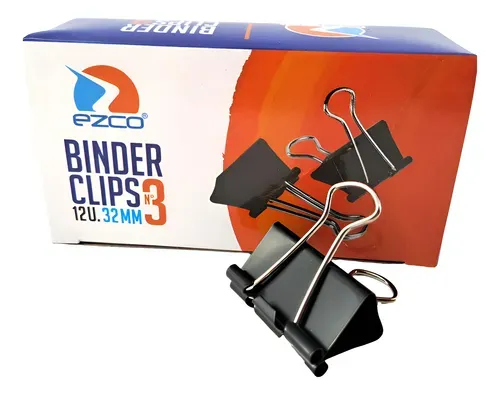 Aprietapap.ezco Binder 32Mm Negro
