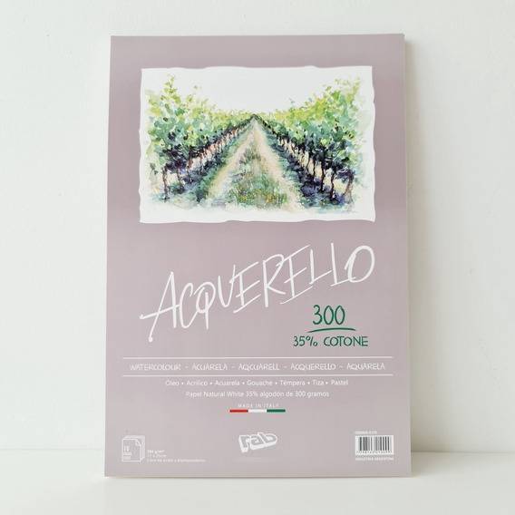 Block P/ Acuarela 17*25 300Grs