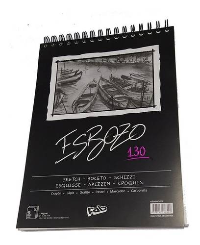Block Bocetos Esbozo C/Esp.130Gr