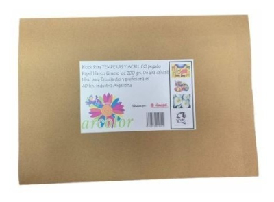 Block P/Temp-Acril.a3 200Gr Arcolor