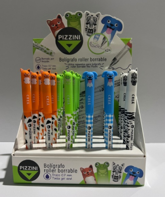 Bol.pizzini Borrable *24 Animalitos