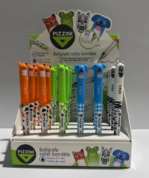 Bol.pizzini Borrable *24 Animalitos