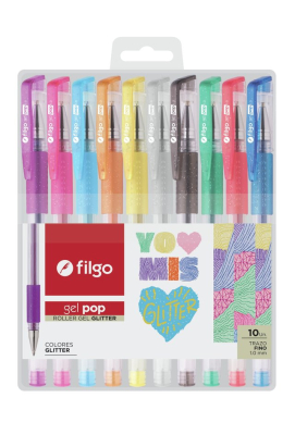 Bol.filgo Gel Pop Glitter *10