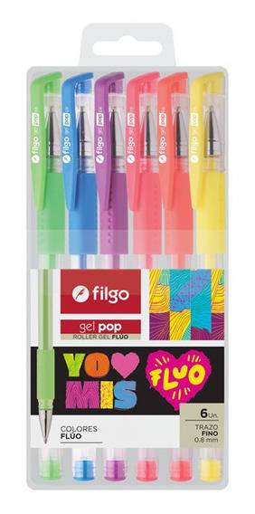 Bol.filgo Gel Pop Fluo *6