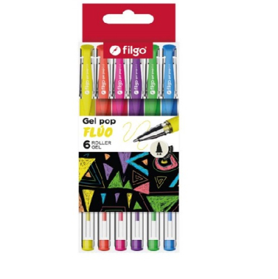 Bol.filgo Gel Pop Fluo *6