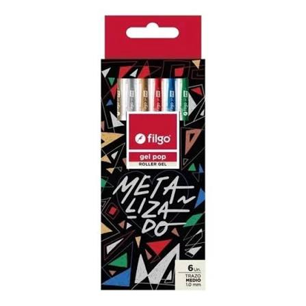 Bol.filgo Gel Pop Metalizado * 6