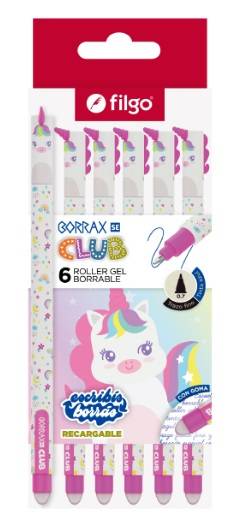 Bol.filgo Borrable Club Unicornio*6