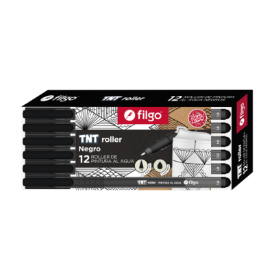 Bol.filgo Roller Tnt Acrilica Negro
