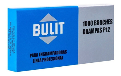 Broches Bulit 12Mm *1000