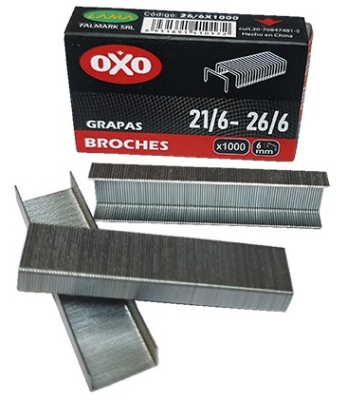 Broches Oxo N§21/6 - 26/6 *1000