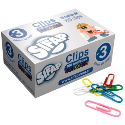 Broches Clips Sifap N§3 Forrado