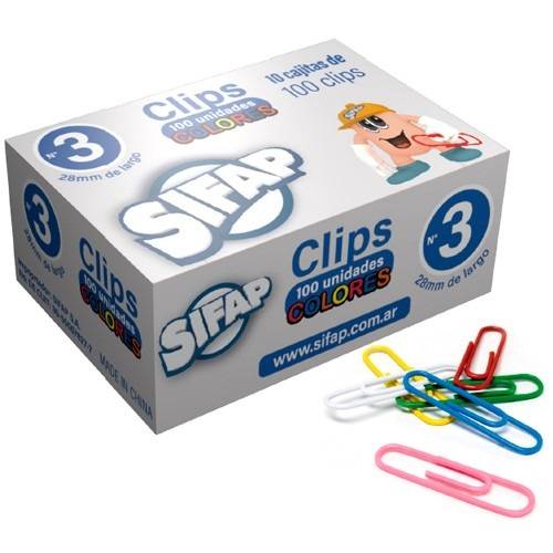 Broches Clips Sifap N§3 Forrado