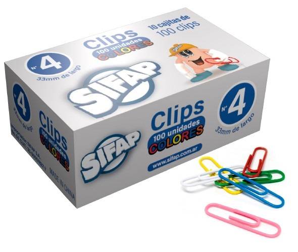 Broches Clips Sifap N§4 Forrado