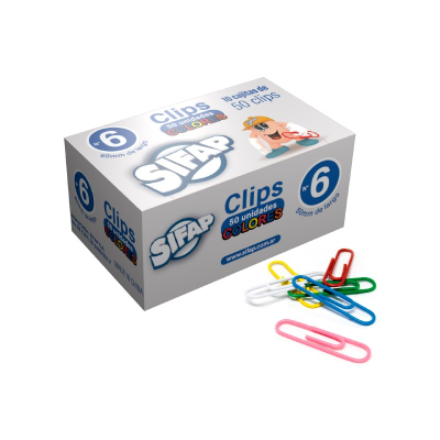 Broches Clips Sifap N§6 Forrado