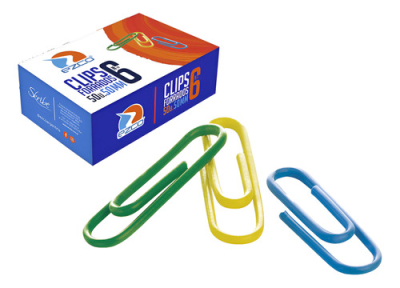 Broches Clips Ezco N§6 Forrado 50Mm