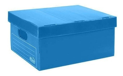 Caja Plana Plastica Con Tapa
