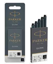 Cartuchos Parker Blister Negro