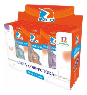 Cinta Correctora Ezco 5Mm*12Mts