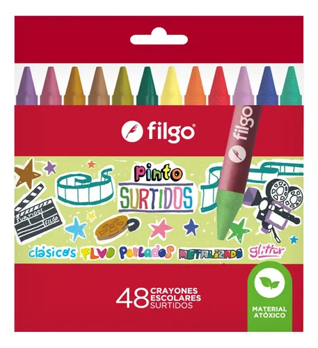 Crayon Filgo *48 Surtido