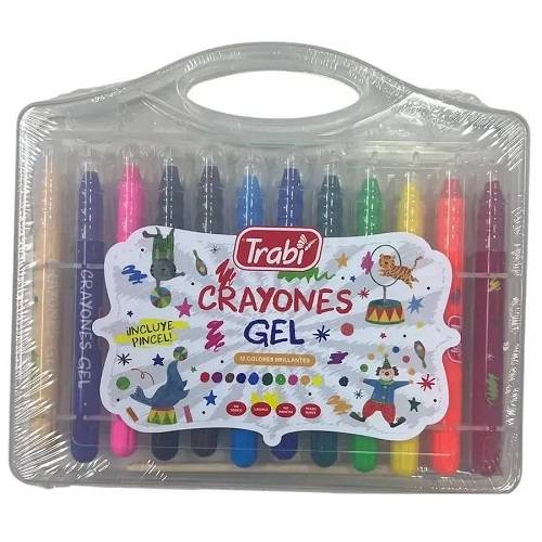 Crayon Trabi Gel *12 + Pincel