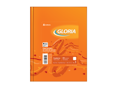 Cuaderno Td P/Forrar Gloria *84 Hjs