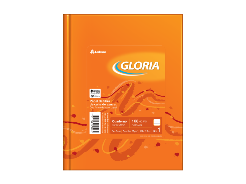 Cuaderno Td P/Forrar Gloria *168 Hj