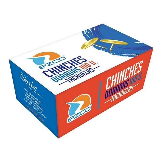 Chinches *100 Ezco Doradas