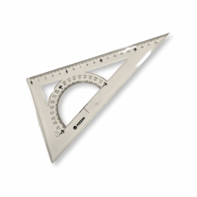 Escuadra Pizzini Humo C/Transp.20Cm