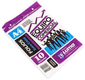 Folio A4 Luma *10 Polipropileno