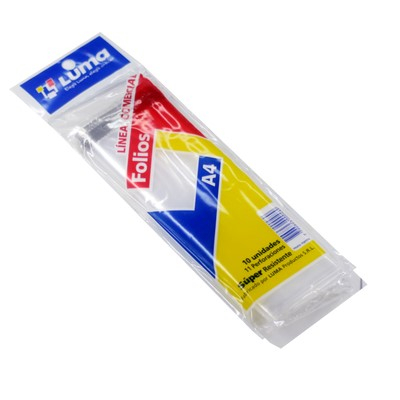 Folio A4 Luma *10 Calidad Super