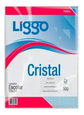 Folio Escolar Liggo Cristal *100