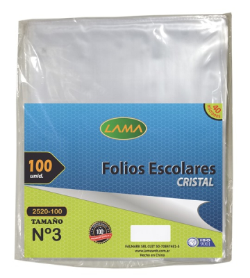 Folio Lama Pp.n§3 Escolar X100