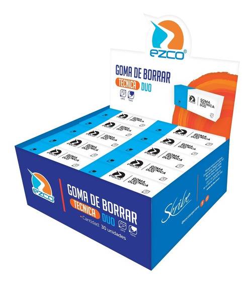 Goma Ezco Lapiz Tecnica Duo *30U