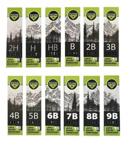 Lapiz Pizzini Graduado Grafito *12
