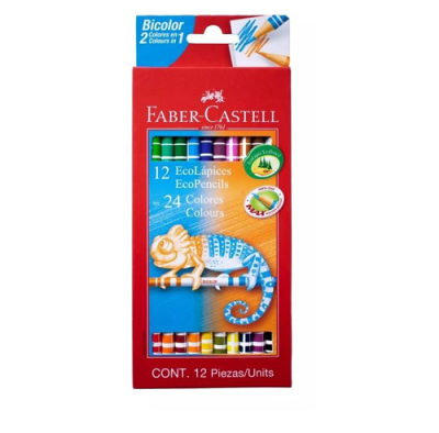 Lapiz Faber Bicolor *12L