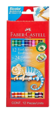 Lapiz Faber Bicolor *12L