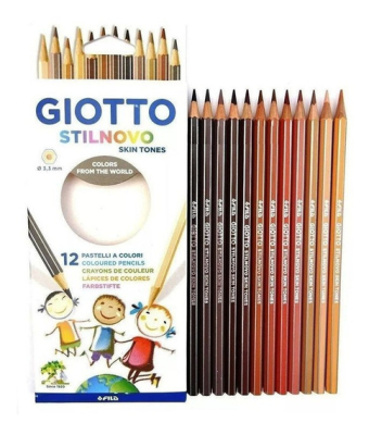 Lapiz Giotto Skintones 12 Tonos